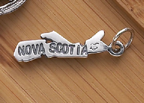 Silver Nova Scotia Charm