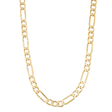 24 gold figaro chain necklace