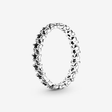 Pandora® sterling silver stars ring.
Size 6