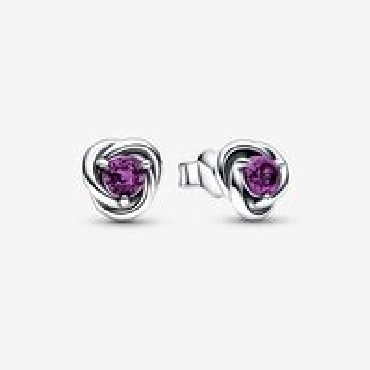 Pandora® sterling silver stud earrings grapes February