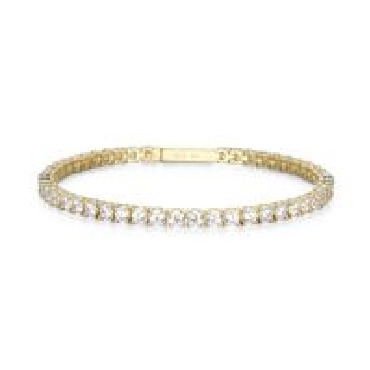 Sterling silver ELLE stardust 3mm bracelet 6.75