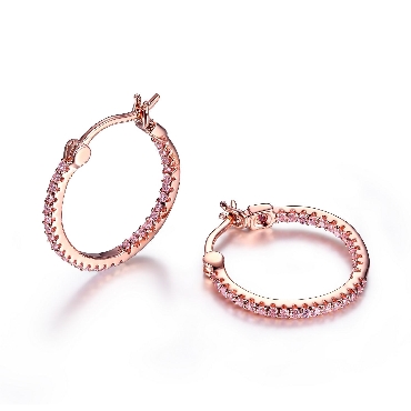 Elle® Earrings
Rodeo Drive   with rose gold and signature ruby