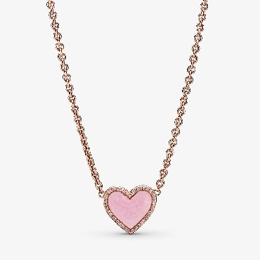 heart Pandora® Rose collier with fancy fairy tale