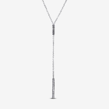 Sterling Silver Pandora® collier with clear cubic zirconia.