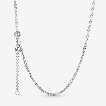 Pandora® sterling silver rolo chain.