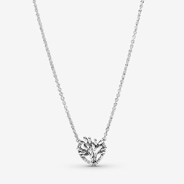 Pandora® Sterling silver family tree collier