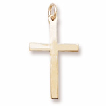 Silver CROSS Charm