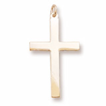 Silver Cross Charm