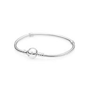 Pandora® Disney Bracelet Mickey silver bracelet with clear cubic zirconia Size 67