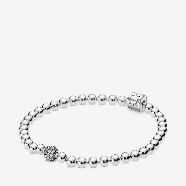 Pandora® Beads & Pave Bracelet
With cz s
21cm.