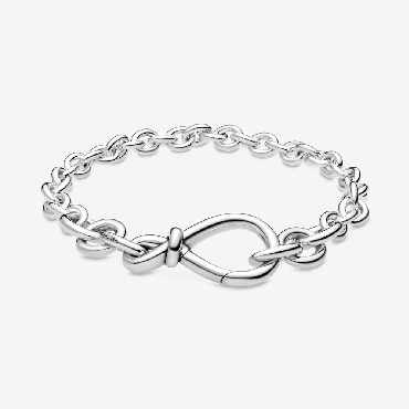 Pandora® infinity sterling silver bracelet
