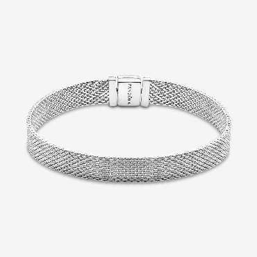 Pandora® Reflexions mesh sterling silver bracelet