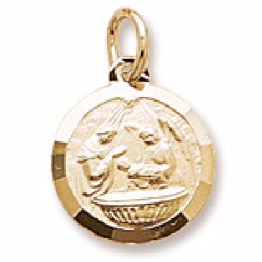 Sterling Silver Baptism Disc