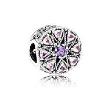 Pandora® Shimmering Medallion Bead With multi coloured cz s