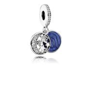 Pandora® Vintage Night Sky With Shimmering Midnight Blue Enamel cz s Love you to the moon and back