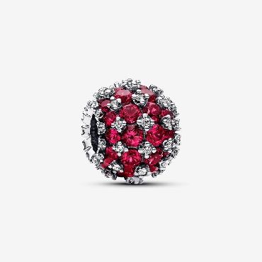 Pandora® Sterling silver charm with cherries jubilee.