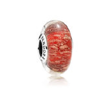 Pandora® Red Twinkle Glass Bead