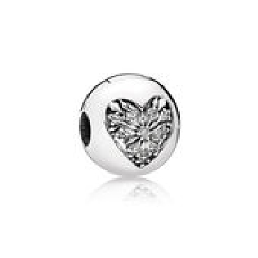 Pandora® Heart Of Winter Clip With cz s