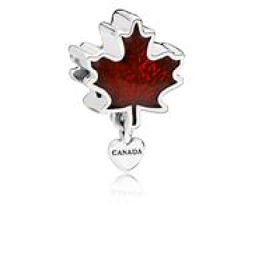 Pandora® Love Canada Charm Red enamel