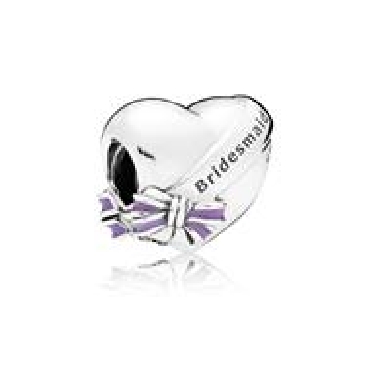 Pandora® Best Bridesmaid Charm
Purple enamel