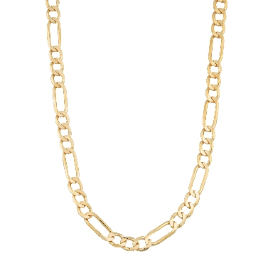 Brushed Figaro chain.
