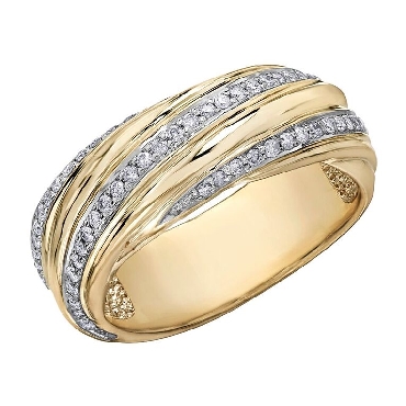 10K Yellow Gold Diamond Ring Canadian Certified Gold