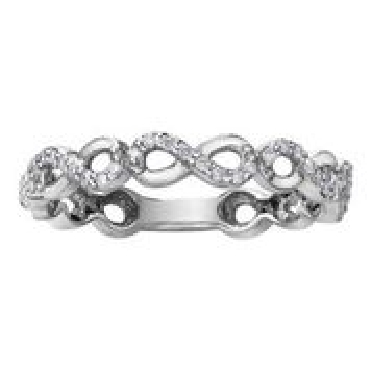 10K white gold diamond ring 50 fancy cut diamonds Total diamond weight 15ct Chi Chi Collection Canadian Certified Gold