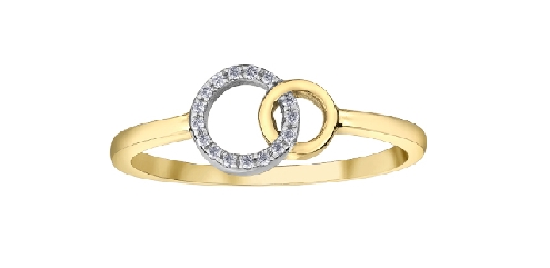 10K yellow gold diamond ring 16 fancy cut diamonds 04 carat total weight Canadian Certified Gold