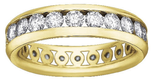 White Gold and Diamond Eternity Band .25CTW
Canadian Certified Gold