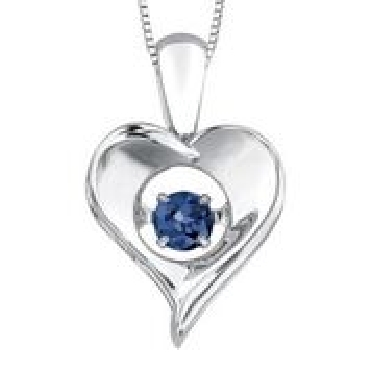 Pulse® Bring Love To Life
Sterling Silver Sapphire Pendant
