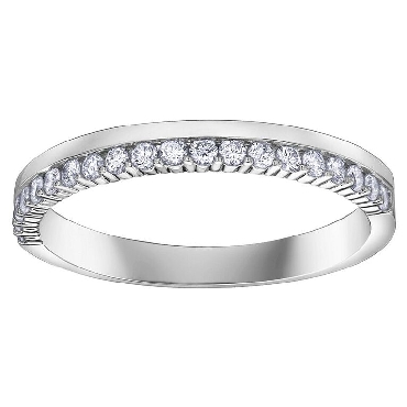 10K White Gold Diamond Ring 20 fancy cut diamonds 25 carat total weight Canadian Certified Gold