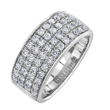 10K white gold diamond ring 60 fancy cut diamonds 200 carat Canadian Certified Gold