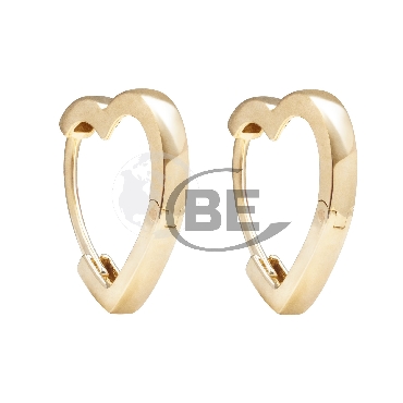 10k yellow gold hoops