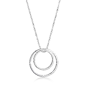 Sterling silver Elle   Sphere   double open circle 30  +2
