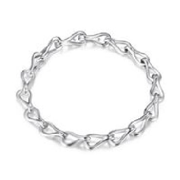 Elle sterling silver   Coalesce   Eternity link bracelet.