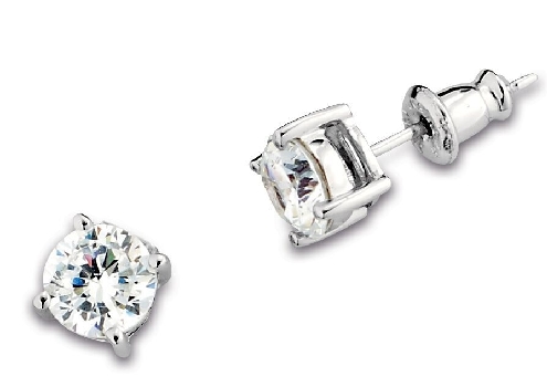 ELLE® Cubic Zirconia Studs
With signature ruby