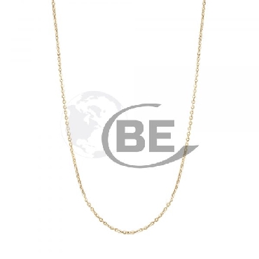 10K yellow gold; 16   Rolo chain.