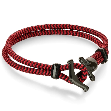 Italgem® Bracelet
Red-black nylon bracelet with steel anchor