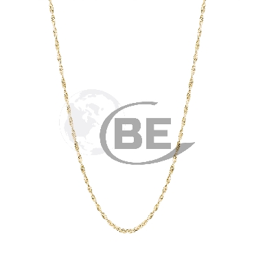 10K yellow gold; 20   singapore chain.