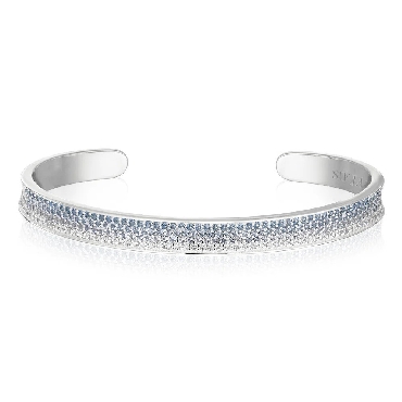 Sif Jakobs silver felline concavo bangle.