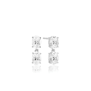 Sif Jakobs silver ellisse duo piccolo earrings